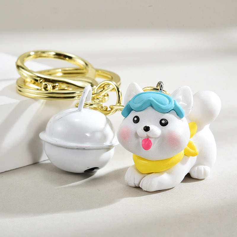 wholesale Resin Cartoon Puppy Keychain